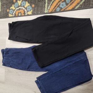 Black and Blue Pants Set